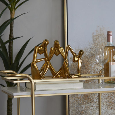 Ensemble de 3 sculptures contemporaines