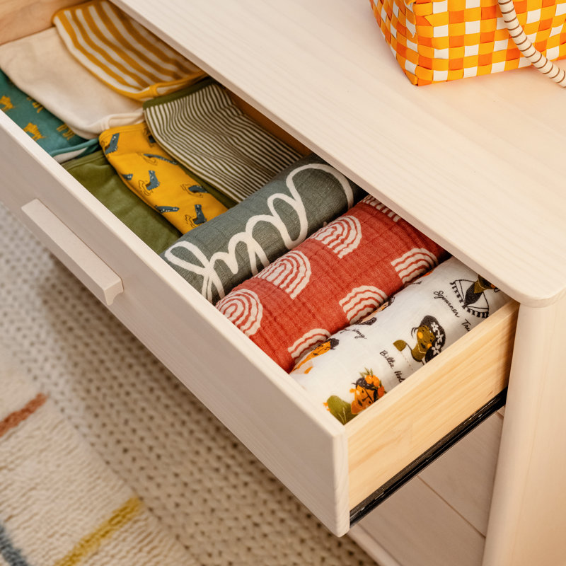 Lolly 6-Drawer Assembled Double Dresser, Washed Natural