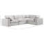 Canapé modulaire rembourré 4 pièces Hinrich-98917405
