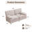Modular Chenille Oversized Upholstered Sofa-1913020205