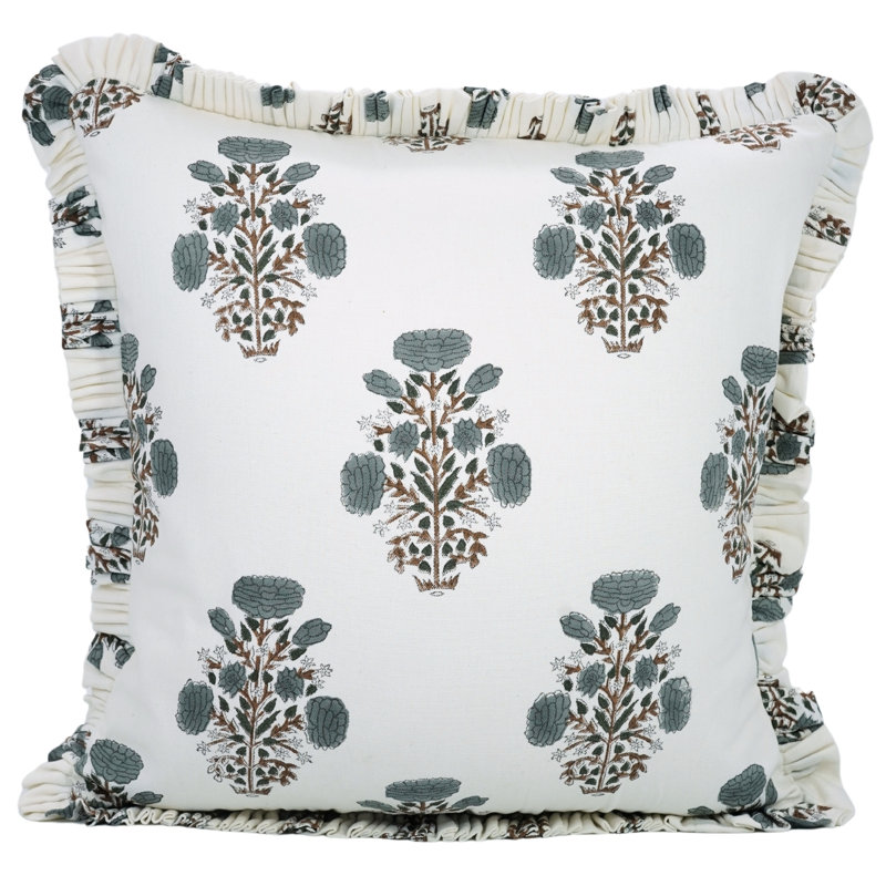 Housse de coussin à imprimé floral Fabividine, tissu d'automne, 18 x 18, H 20 po x l 20 po