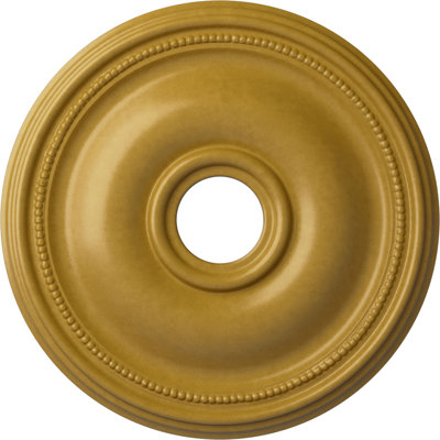 Endurathane Attica Ceiling Medallion, 18"OD x 4"ID x 5/8"P (Fits Canopies up to 5"), Hand-Painted Antique Copper Finish