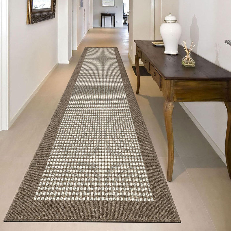 Area Rug, Runner 2'8" x 12', Brown