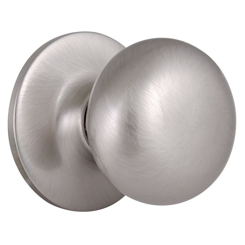 Cambridge Passage Door Knob, Satin Nickel
