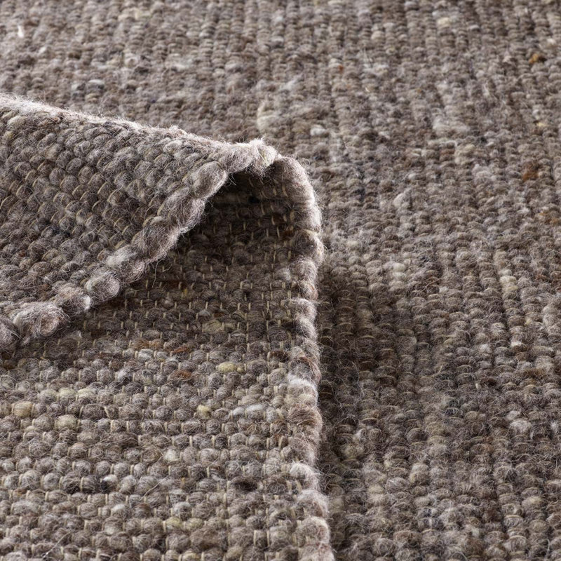 Ahana Solid Colour Hand Woven Area Rug, Rectangle 140 x 200cm