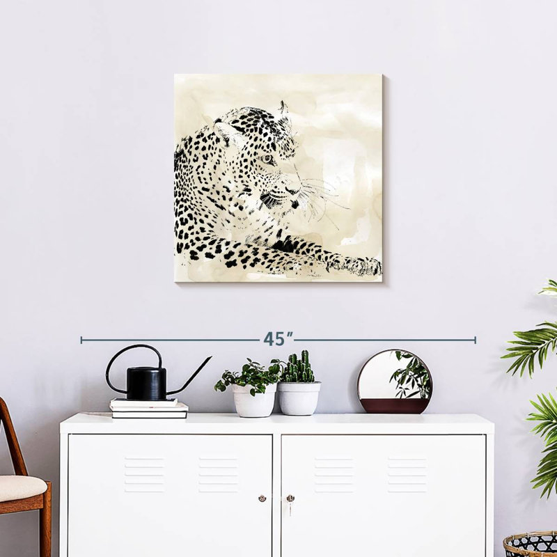 Crowle Leopard Spots I, 24" H x 24" W