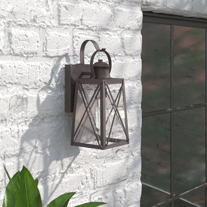 Jeramiah Wall Light, 1 Light, Matte Black