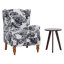 Fauteuil d'appoint à dossier haut