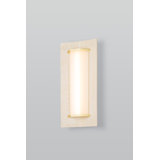 Penna Solid Wood 1 - Light LED Flush Mounted Sconce