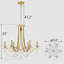 Lustre empire 6 lumières Calzadillo