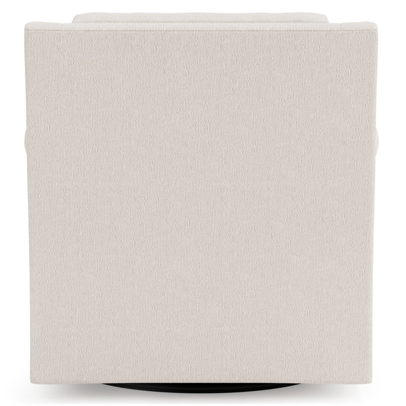 Fauteuil pivotant en tissu Keirnan - Sur mesure, 1159-033