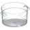 Carlisle Food Service Products 64 oz. Contenant alimentaire circulaire en plastique