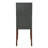 Brown Wooden Dining Chair With Velvet Cover-2040675551