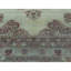 Tapis de bois one-of-kind à la main noué la avant 1900 anatolian vert/brun 10 pi 9 po x 12 pi. zone en laine