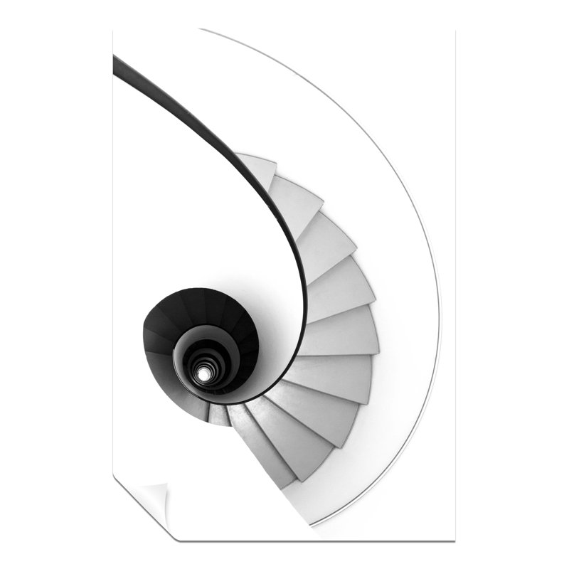 Architectural Infinite Stairs - No Frame Print, 46cm H x 31cm W