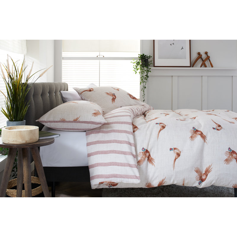 Cotton Blend Duvet Cover Set with Pillowcases, Single Duvet Cover + 1 Standard Pillowcase