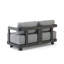 GRANADA ALUMINUM LOVESEAT