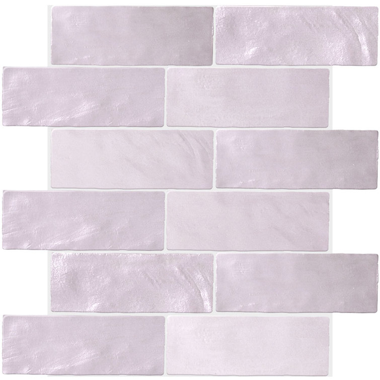 38 pack 2.5 in. x 8 in. Polished and Honed Ceramic Subway Wall Tile (5.38 sq. ft./Case)