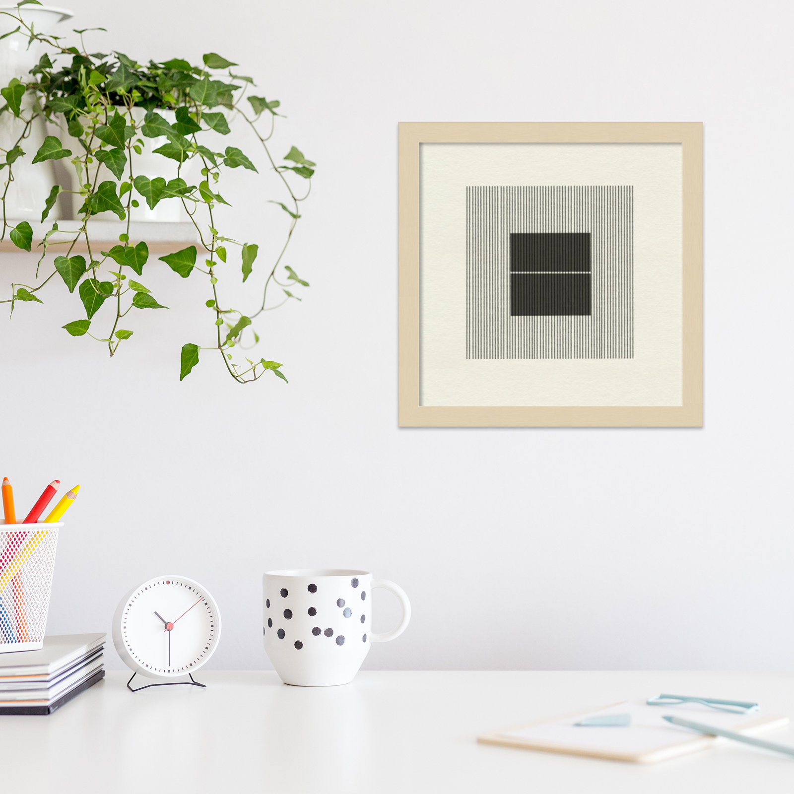 Honoring Matisse Warm by The MIUUS STUDIO, 13" H x 13" W x 1" D, Brown