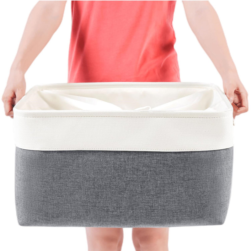Ebern Designs Fabric Decorative Bin