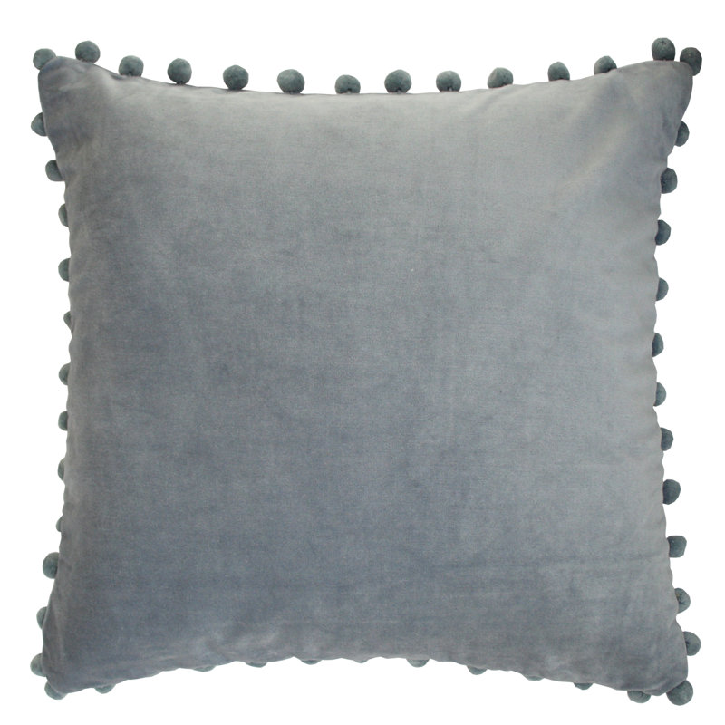 Reisman Square Throw Cushion, Silver Grey