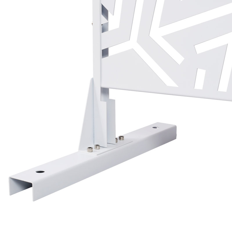 Écran d'intimité pour l'extérieur et l'intérieur, Blanc