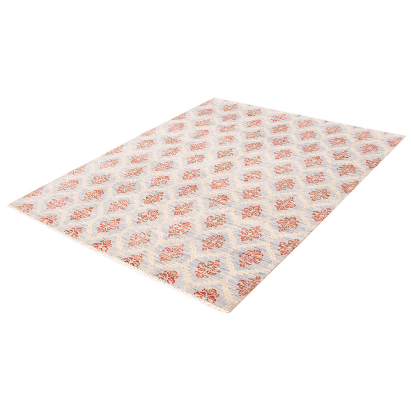 Tapis bleu clair Mystique 8 po 2 po x 10 po 3 po