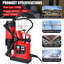 Perceuse magnétique robuste 1300 W, double rail, 810 tr / min, perceuse de 1,6 po maximum, ensemble de 11 pièces, 110 V, orange