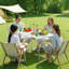 121.9cm Rectangular Adjustable Folding Table