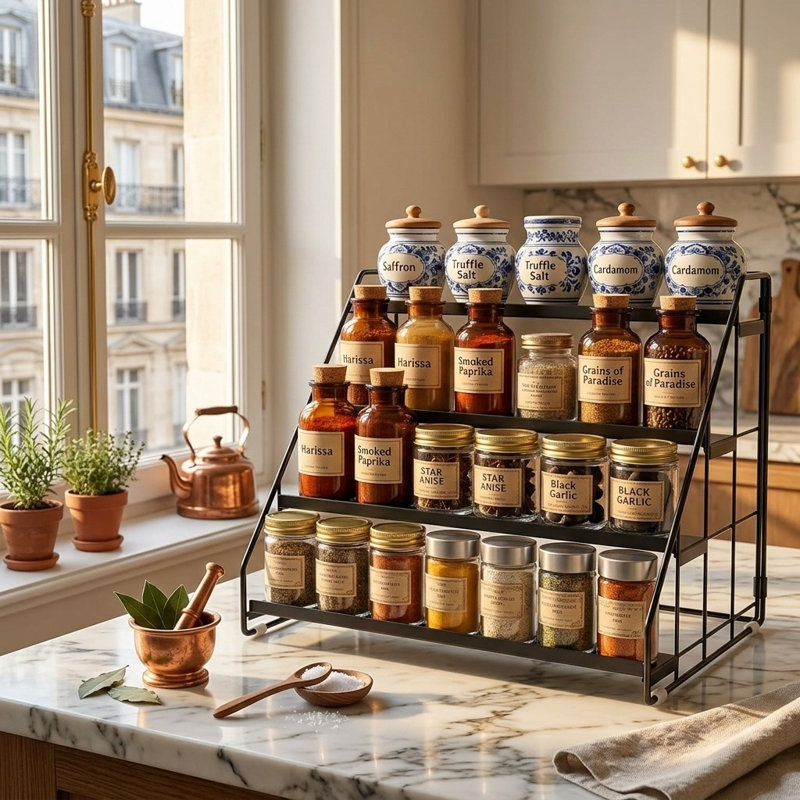 Freestanding Spice Rack