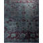 Tapis noué à la main surteint unique en son genre - gris, 6 pi 2 po x 8 pi 10 po