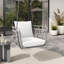 Balancelle d'extérieur en aluminium Kaliah-104318107