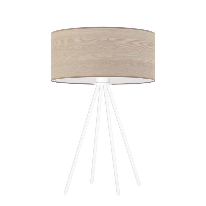 Chesley Metal Table Lamp, White, White