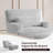 Modern Chaise Lounge Chair With Movable Ottoman And Pillow(Set Of 2)-115747911