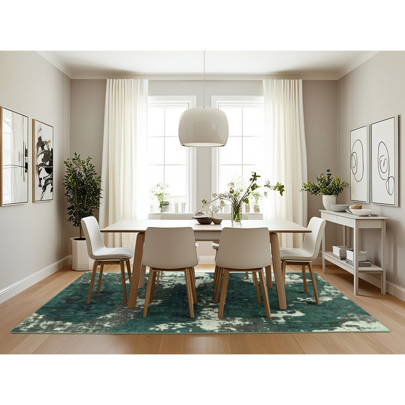 Tapis abstrait moderne 3852, Rectangle 7 pi x 10 pi