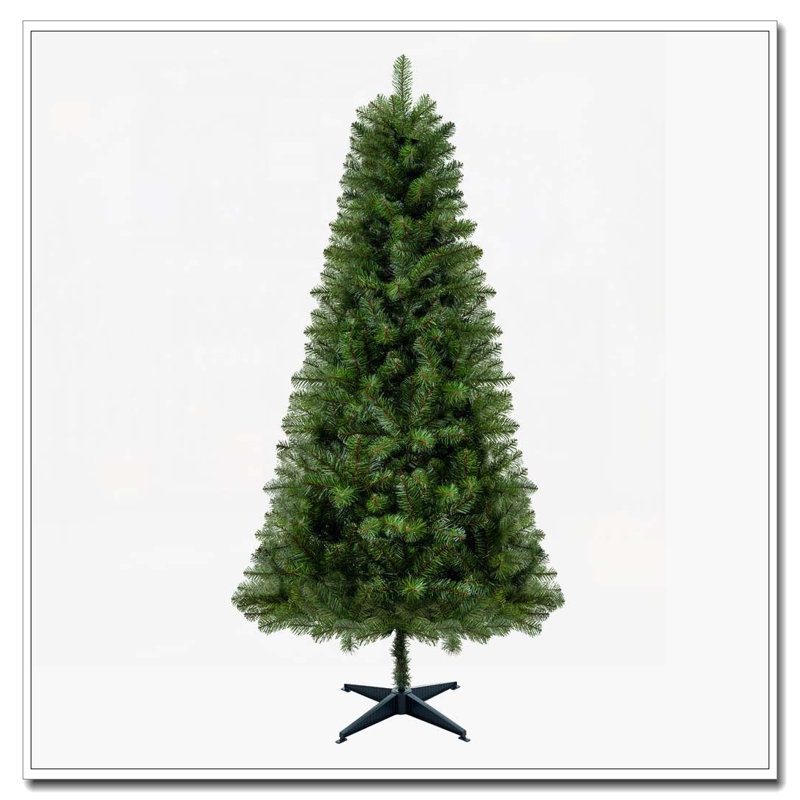Arbre de Noël artificiel non éclairé 6 pi, H 6 pi 