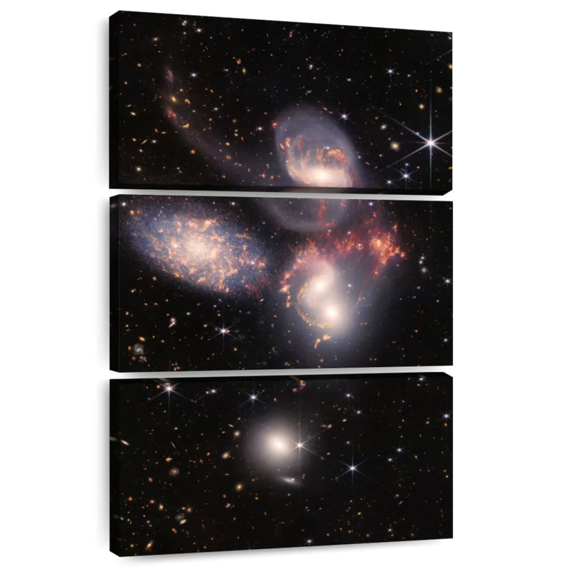 James Webb's Stephan's Quintet, 65" H x 42" W