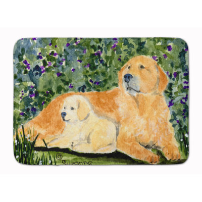 Tapis pour salle de bain à mousse mémoire retriever