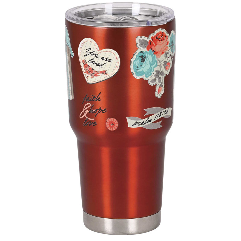 Gobelet floral 30 oz