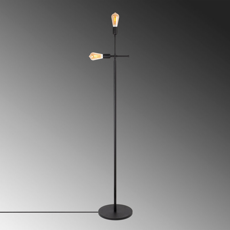 11.79'' Tree Floor Lamp, Black