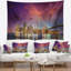 Tapisserie paysage urbain avec nuages-28502248