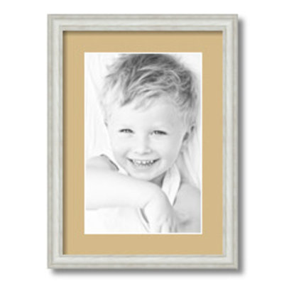 Wood Matte Picture Frame with Mat