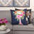 Floral Linen Reversible Throw Pillow-2034402364