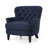 Michaelson Upholstered Armchair with Ottoman-1151773694