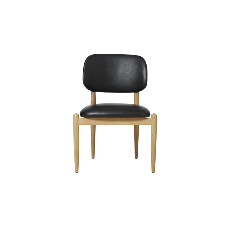 Slow Upholstered Dining Chair, Onyx Oak, Divina Melange 120
