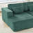 Boneless 86.6" Modern Corduroy Loveseat Sleeper Sofa,All-Sponge Double Sofa Bed With 2 Pillows-1610203196