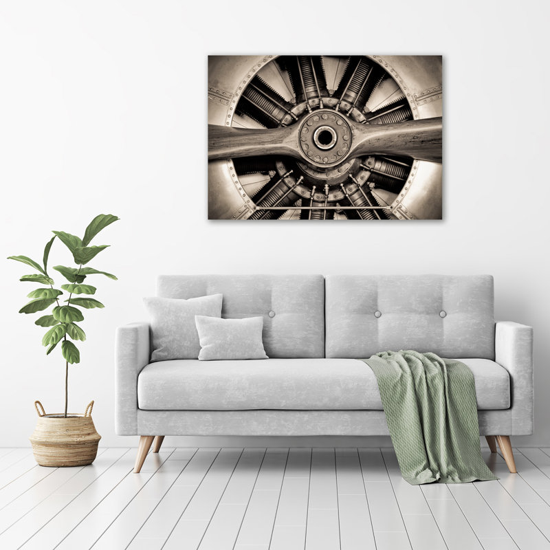 Aircraft Engine - Wrapped Canvas Print