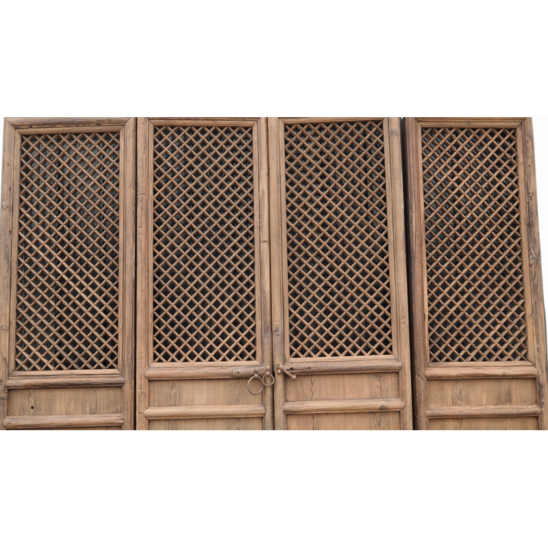 Unfinished Pine Folding Screen Doors