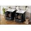 Meuble-lavabo de 48 pouces avec lavabo encastré intégré, armoire de rangement, portes à fermeture en douceur, tiroir divisé et tablette à double couche pour un rangement polyvalent-469017548