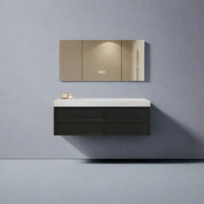 Armoire de salle de bain japonaise
